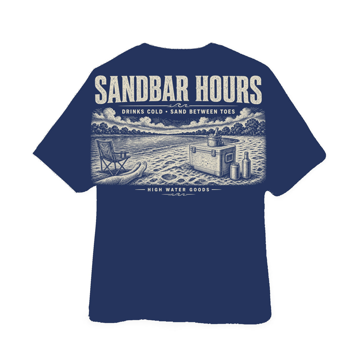 Navy back SANDBAR HOURS