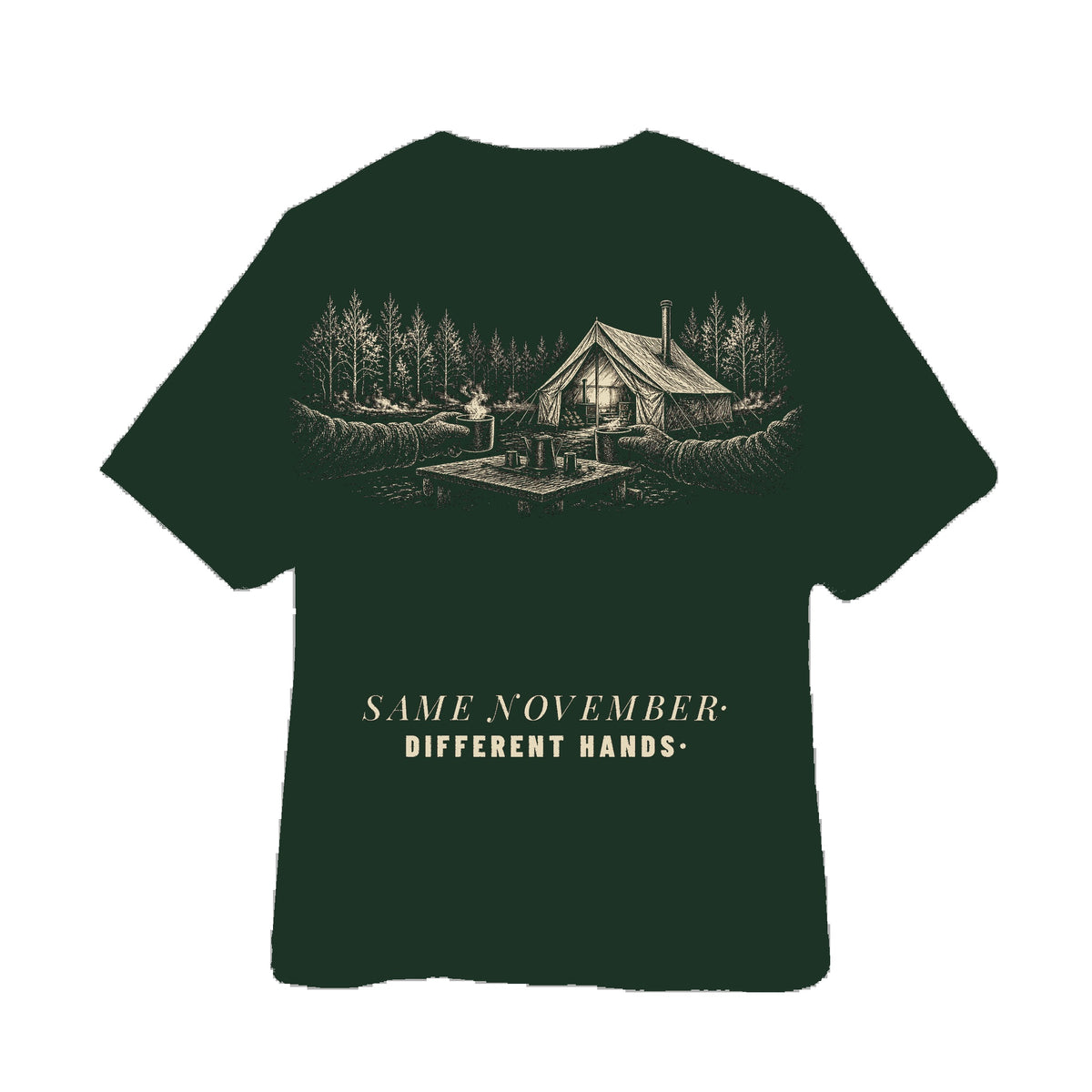 LA-01 Forest back textile