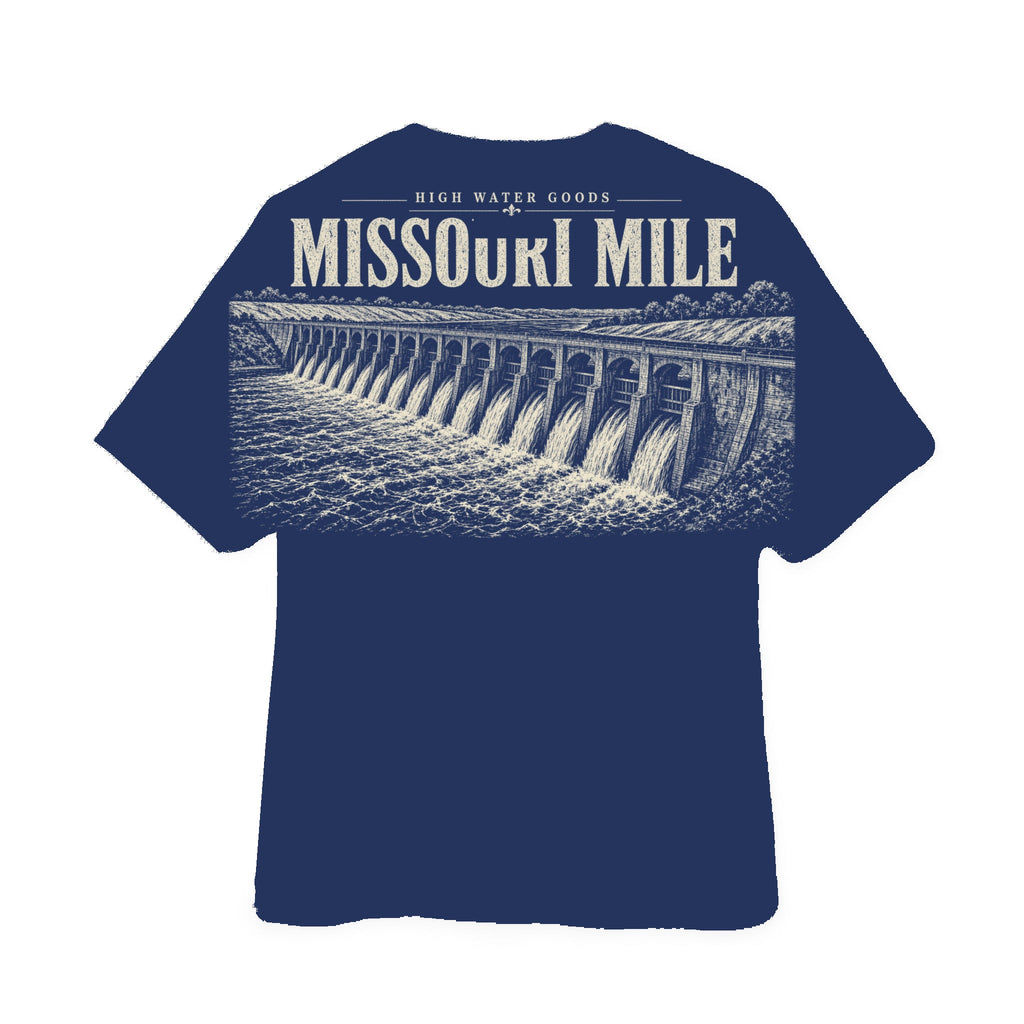 High Water Goods Missouri Mile — Navy back (Gavins release)